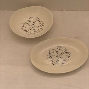 BLACK PRINCE | Bowl and Side Plate Set